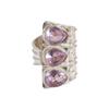 Morganite Gemstone 925 Stamped Silver Handcrafted Jewelry Ring Gift For Wedding RR-20-10