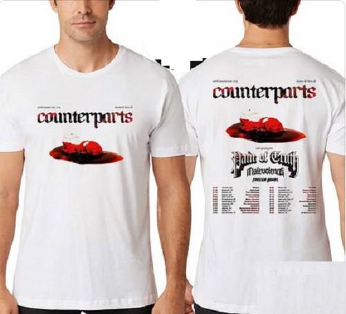 Counterparts Band The Heaven Let Them Die North American Two Sides Unisex TShirt Unisex T-Shirt XXL