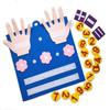 Arithmetic Felt Montessori Toys Feel Fingers Math Toys Children Counting Intelligence Education Learning Games