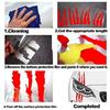 Monster Claw Car Sticker Scratch Stripe Mark Removable Waterproof Reflective Headlight Decal Auto Styling Decoration Accessory
