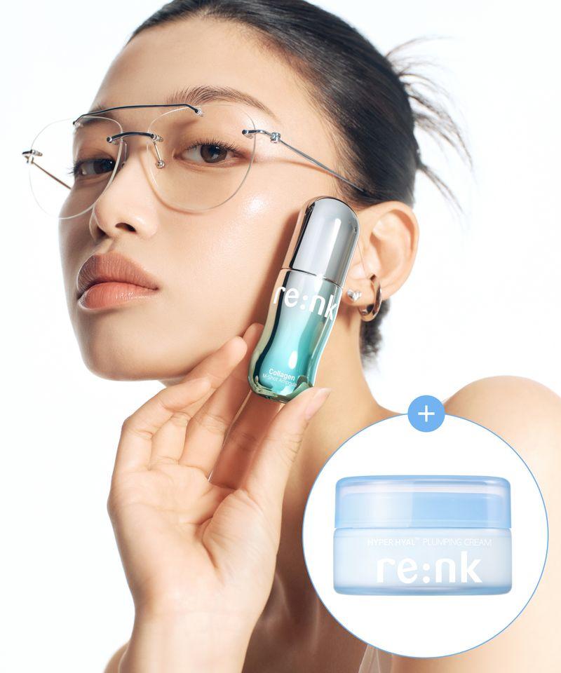 [Pore Tightening] Collagen Mid-Shot Ampoule Plus 20ml (+Large Size Moisturizing Cream 105ml)