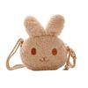 Cute Soft Plush Rabbit Shoulder Bag For Kids Lightweight Mini Design Perfect For Young Girls