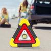 Portable Triangle Warning Light Solar Powered LED Emergency Lighting 4 Modes Safety Triangle LED Work Light Vehicle Supplies