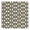 Somen Anbo Tenugui - Yoshiwara Tsumugi, Rikancha - 100% Cotton, Tokka, Made in Japan, 35cm x 100cm - Continuous Chain Pattern, Good Relationships,