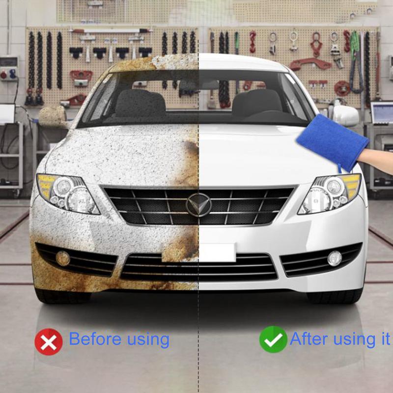 Car Wash Magic Clay Bar Mitt Car Clay Cloth Auto Care Cleaning Towel Microfiber Sponge Pad Clay Mitt Wash Glove Car Accessories