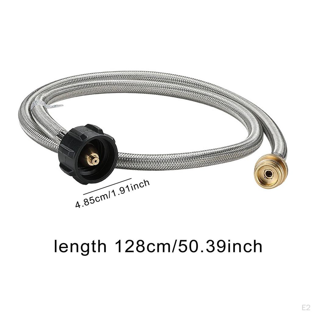 Adaptateur de tuyau de propane Convertisseur de réchaud fendu Tuyau de raccordement Butane universel pour la randonnée