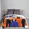 Picnic Friends TV Show Series Blankets Soft Warm Flannel Throw Blanket Cover for Bed Living room Picnic Travel Home Sofa