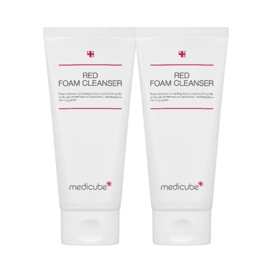 Medicube Foam Cleansing Collection | Zero Pore / Exosome / Red Acne / PDRN / Kojic Acid Turmeric Cleansing Foam 2set красный