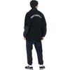 New Balance Velvet Jackets Men's Black Stand Collar Moderate (Unisex) Velvet Jackets AMJ23326 BK