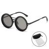 ND9 Adjustable Dimming Glasses Round Fishing Sunglasses Fashion Outdoor Eyewear  Outdoor Activities