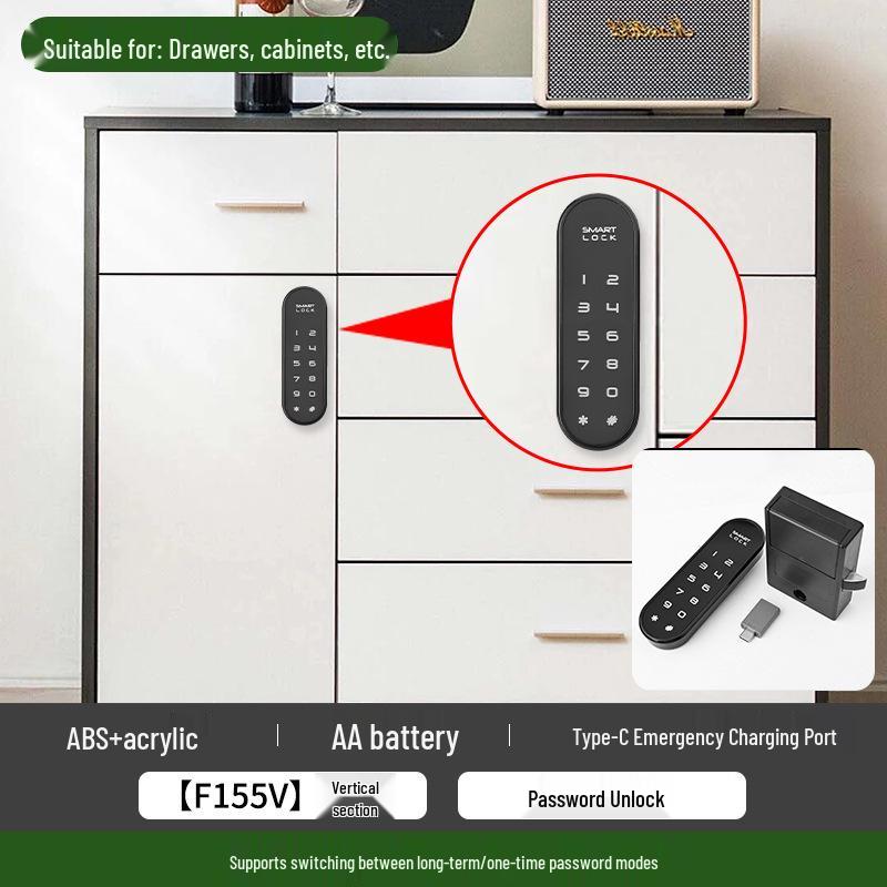 Schuhschrank Smart Fingerabdruck- & Passwortsperre für Hauseingang & Umkleideraum