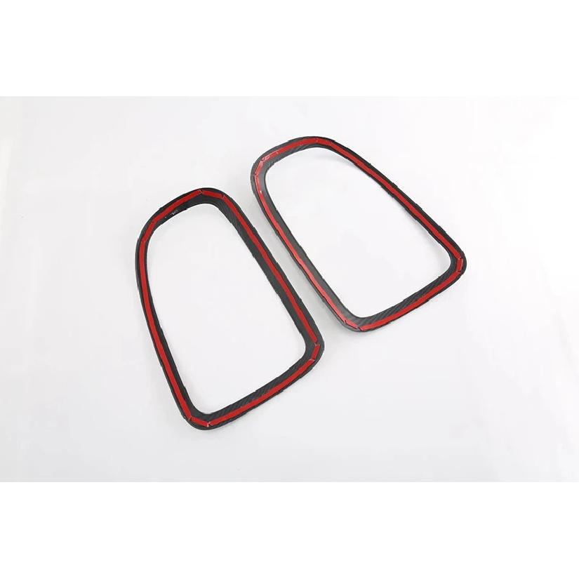 For Mini Countryman F60  -2025 Car Accessories Carbon Fiber Style Trim Tail Light Rear Back Frame Lamp Cover molding