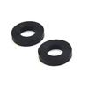 Washer Sealing Rings 2pcs Black For Replacement Seal Silicone Parts