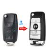 KEYYOU For Volkswagen VW Golf 4 5 Jetta Passat CC Tiguan Polo Beetle Skoda Flip Folding Remote Key Shell Fob 3 Buttons Car Key