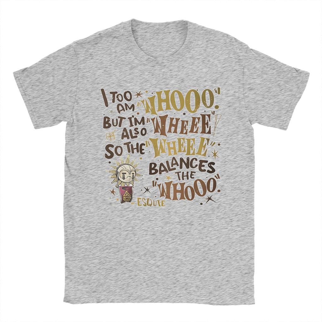 Clair Obscur Expedition 33 T Shirts for Men Cotton Cool T-Shirt Crew Neck Whooo Wheee Tee Shirt Short Sleeve Tops Plus Size