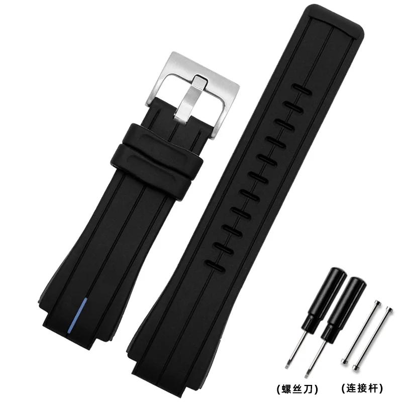 Silicone Rubber Bracelet 24*16mm Watchband for Timex Watches T2N738 T2N739 T2N720 T2N721 T49706 Watch Band Sports Silicone Strap