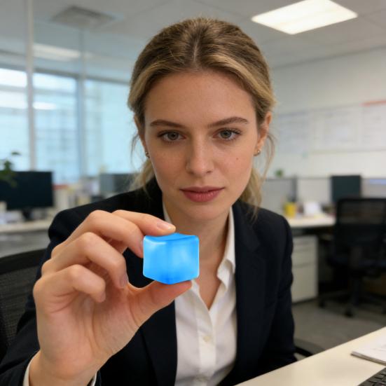 Ice Cube Squeeze Toy Stretchy Slow Rising Cube Sensory Toy Anxiety Relief Stress