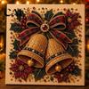 Beginner Friendly Faux Pearl Art Kit Xmas Painting Kit, Christmas 3D DIY Creative Winter Activities Holiday Craft Project for Adults, Festive