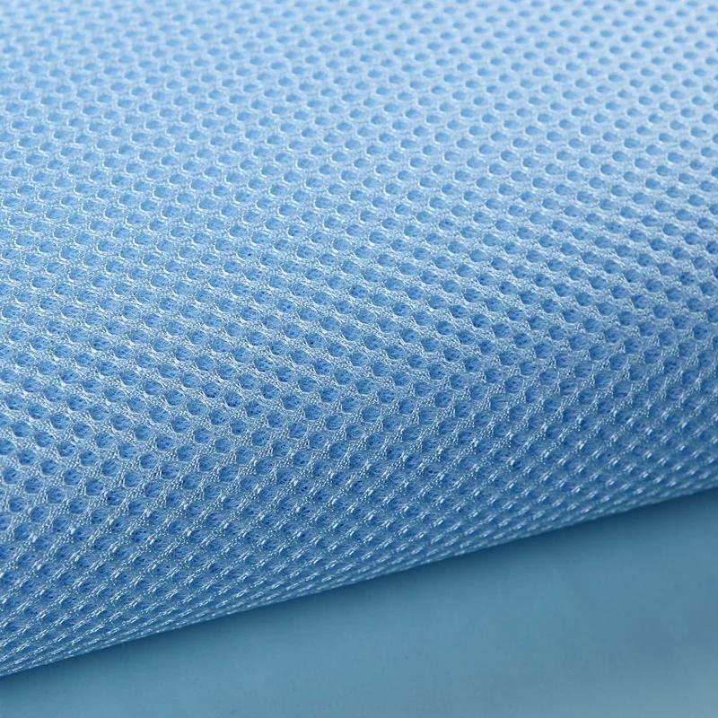 Thickend Breathable 3D Three-layer Elastic Mesh Fabric By The Meter for Clothing Bed Linings Shoes Sewing Plain Interlayer Cloth