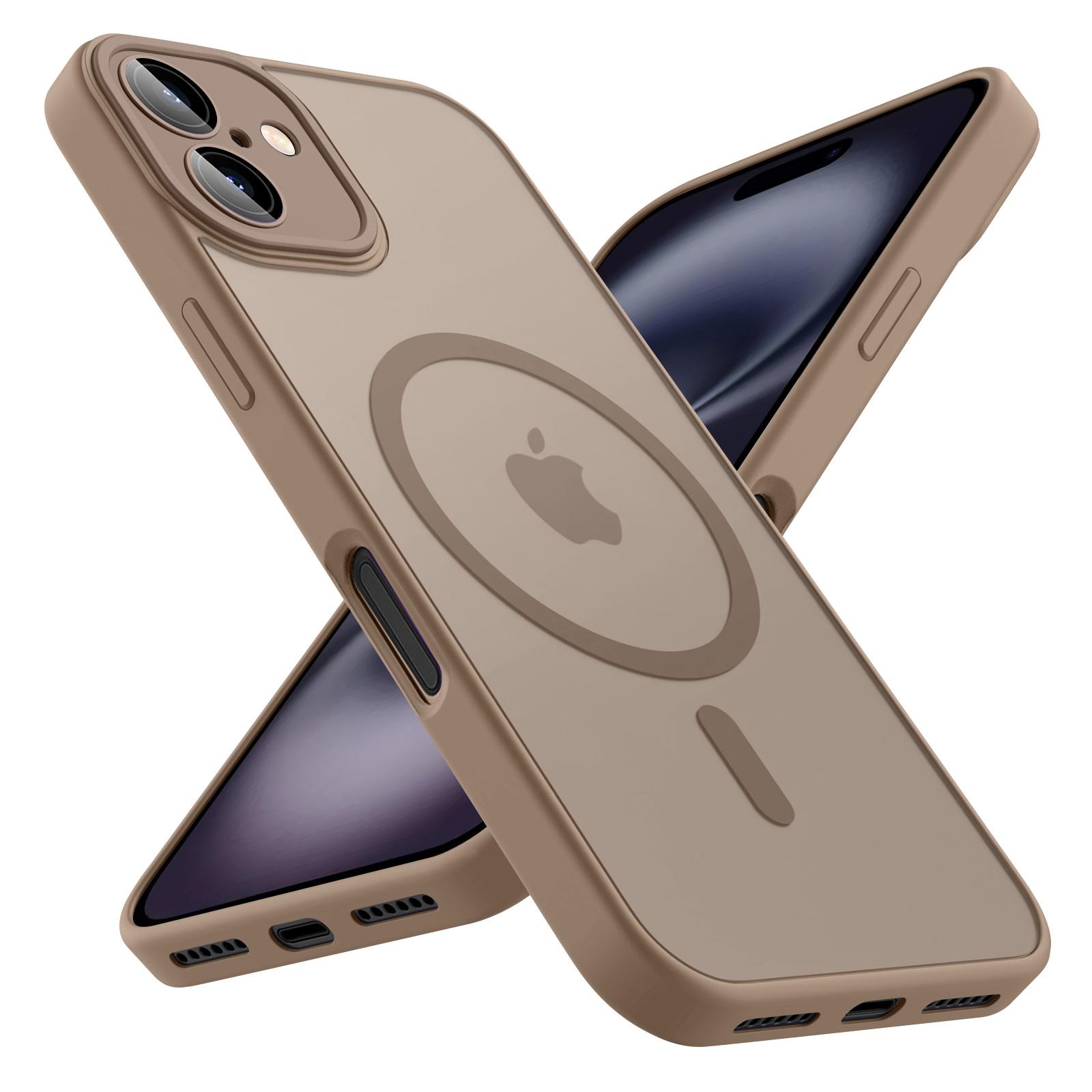 

Розкішний матовий чохол для телефону для iPhone 17 16 15 14 13 12 11 Pro Max 16 15 Plus 17 Air Для Magsafe Матовий прозорий магнітний чохол For iPhone 17 Pro