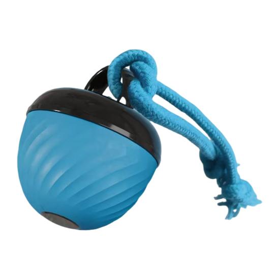 Interactive Dog Ball Chew-resistant Smart Puppy Toy Ball with Sound Rope Electric Automatic Moving And Rolling Pet Ball for Small Medium Large Dogs