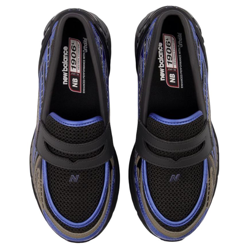 New Balance 1906L Black Metallic Blue Unisex Sneakers U1906LAR