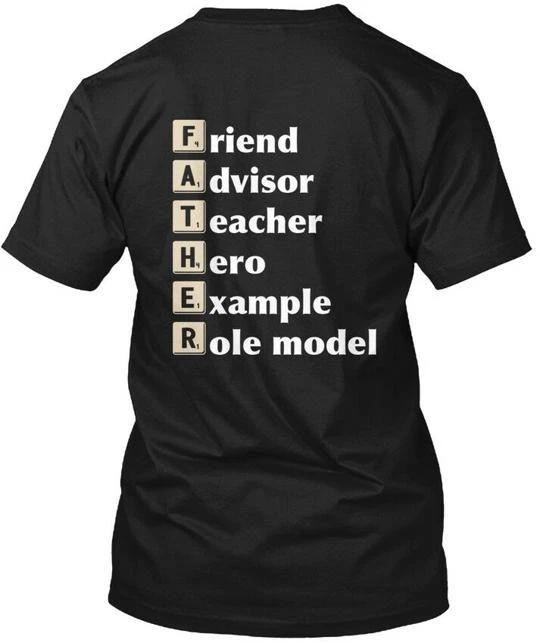 

Fathers Day Scrabble Inspired Friend Advisor Teacher TTshirt Made in USA S-5XL L