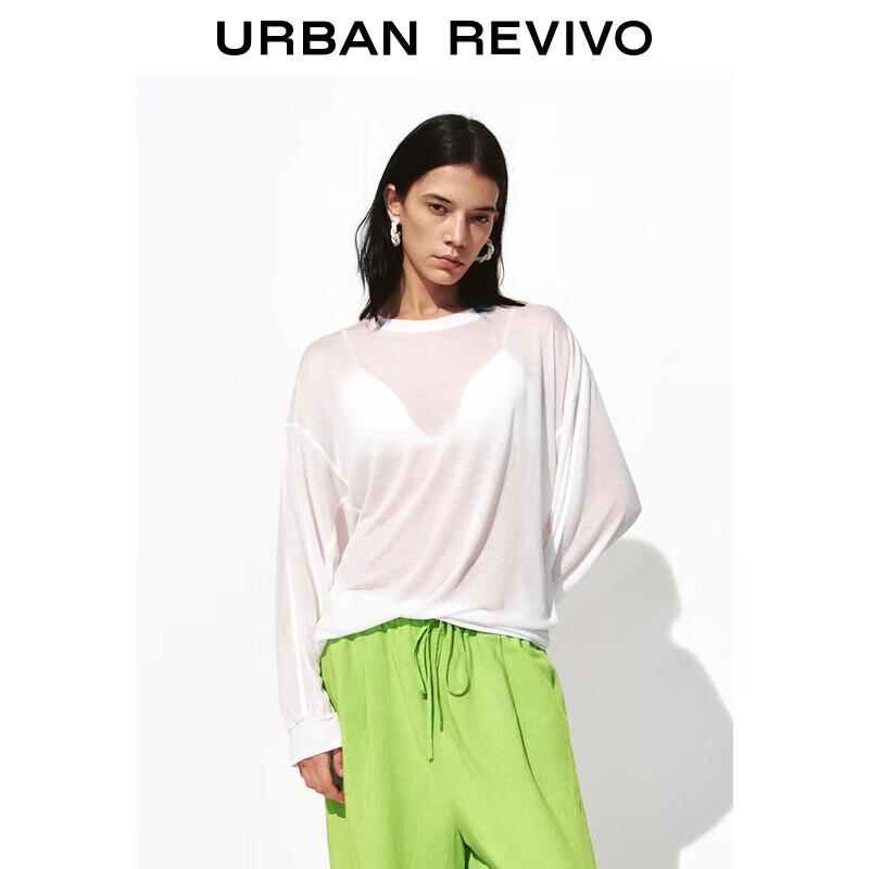 UR Women s 2025 Autumn Ultra-Loose Lyocell Long Sleeve T-Shirt M (M-L)