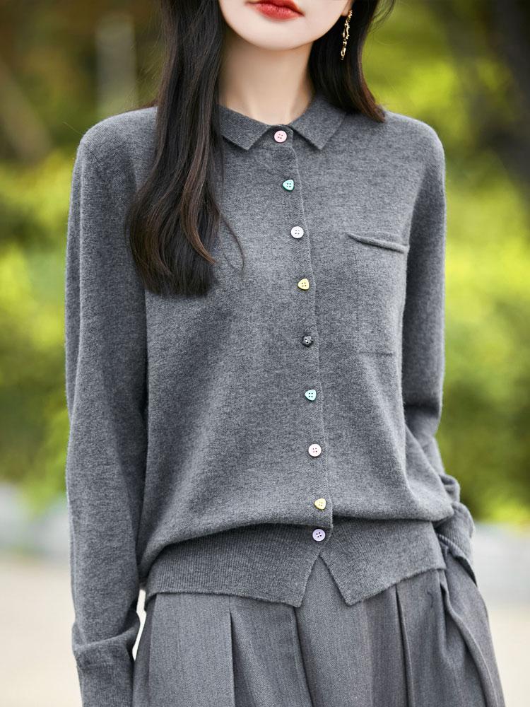 

Женский кашемировый свитер Qinghe кашемир 50% шелк 50% шерсть осенне-зимний кашемировый пуловер мягкий и теплый XL серый