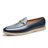 Fashion Men's Casual Shoes Men Horsebit Loafers Moccasins Mens Party Wedding Shoe Light Comfortable Driving Flats