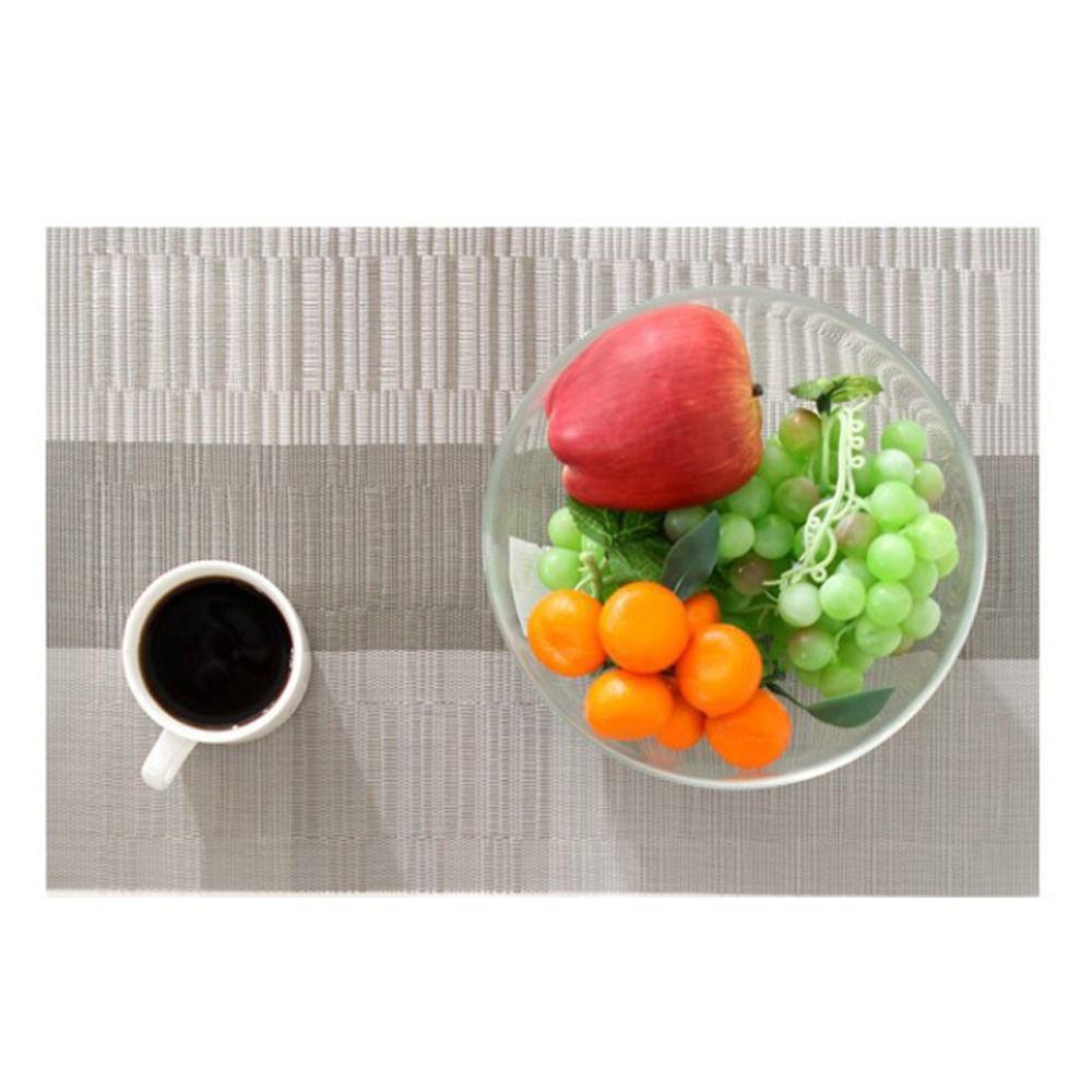 

Non-Slip Table Mat Heat Resistant Tableware Pad Dining Table Rectangle Placemat Household