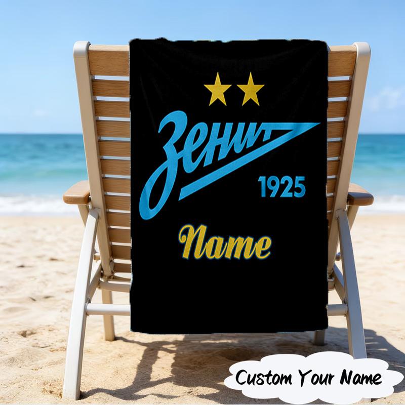 1PC Custom Name Beach Towel Petersburg Legacy Beach Towel, Suitable for Camping, Travel, Beach Accessories, Super Absorbent, Family Gift
