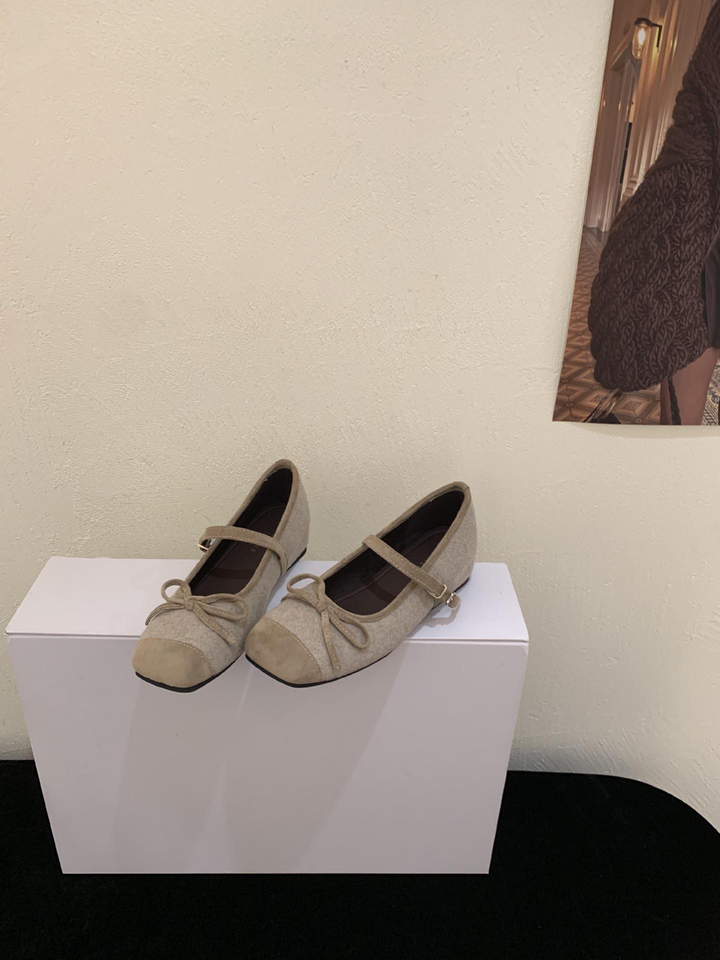 

Vintage French ballet single shoes women s 2025 new Mary Jane shoes with skirts Gentle evening shoes Doudou shoes 39 хакі