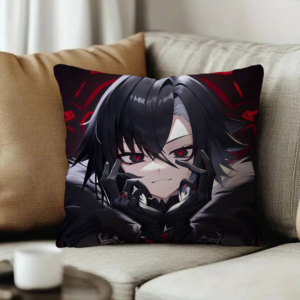 Creative Game Genshin Impact Cute Arlecchino Pillow Anime Pillow Sofa Bed Head Pillow Cover Cushion Cover x cm Fashion