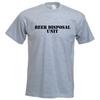 Beer Disposal Unit TShirt Funny Pub Drinking Stag Party Holiday Club Tee