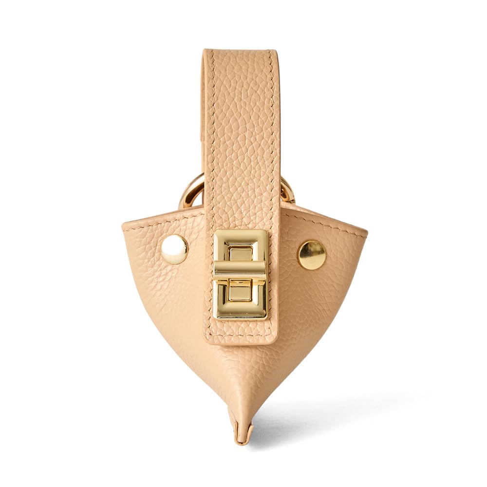 [Лещина] Треугольный брелок-ключ Ha-2402-609 Абрикосовый