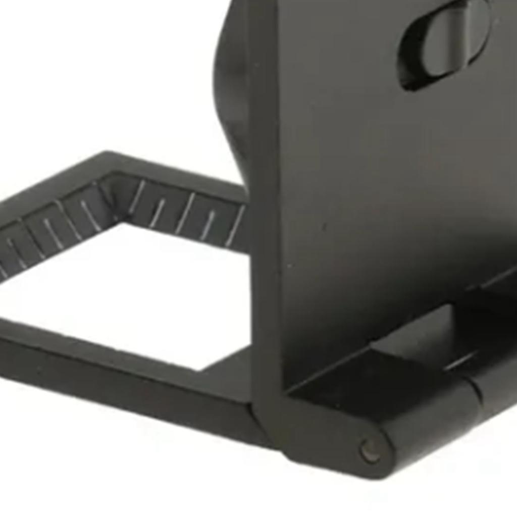 10X Metal Foldable Optical Magnifying Glass Desktop Magnifier Measurement Tools with Scale Lighting and Battery Black
