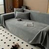 Herringbone Texture Chenille Couch Cover Solid Color Sofa Blanket Universal Sofa Cover  Bed