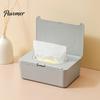 Dust Proof Tissue Storage Wipes Dispenser, Refillable with Buckle-Sealed Cover Box, Moisture Lock Wet Wipe Holder Dustproof Easy Pull Pouch