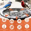70W Pond De-Ice Heater Thermostatically Controlled Energy-efficient Bird Bath Ice Melter Anti-rust Bird Bath Heater