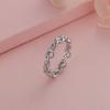 Lindon Classic Copper Alloy Zircon Ring Ladies Jewelry Wedding Promise Party Gift