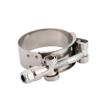 2PCS Stainless Steel Exhaust Clamp Clamp Range 43-49mm Coupler Steel Hose Clamps  1.5" Hose ID
