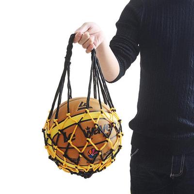 Football Net Bag Nylon Bold Storage Single Ball Carry Portable Equipment Outdoor Sports Soccer Basketball Volleyball