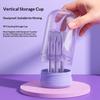 3Pcs Parent-friendly Silicone Baby Toothbrush Kit with Non-slip Wash Cup Gentle Tongue Moss Cleaner for Infant Care