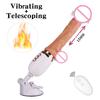 Thrusting Heating Dildo With Suction Base Penis Vibrator Clitoris G-Spot Stimulator Anal Vaginal Massage Female Masturbator