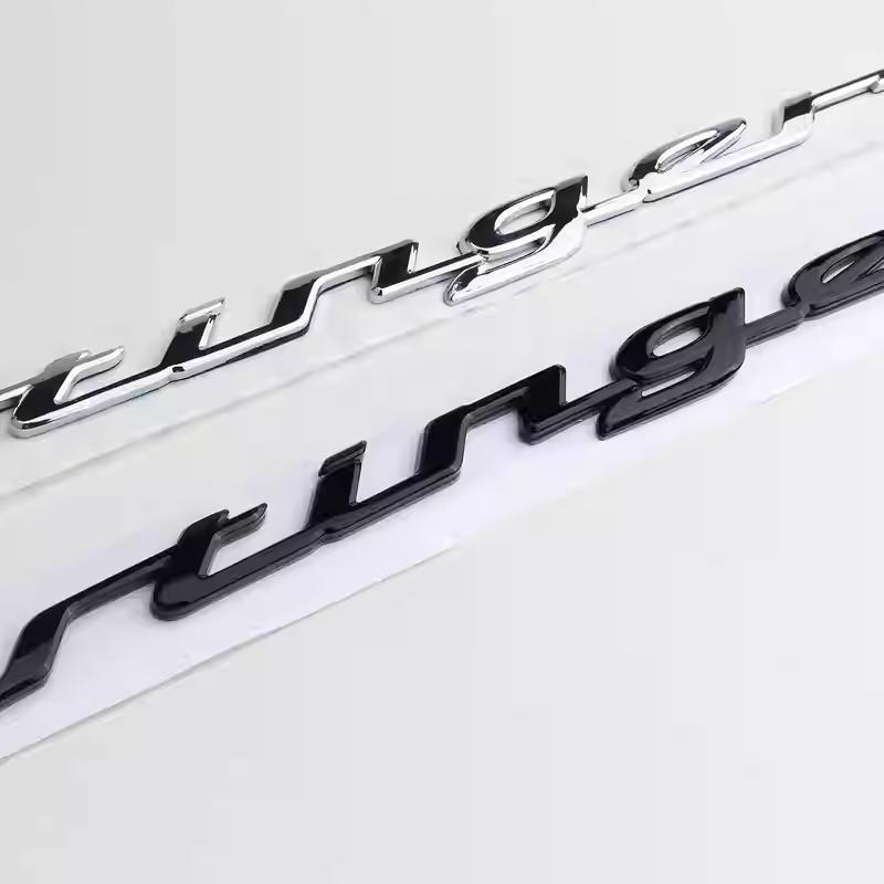 RAWN4 3D ABS Stinger Car Rear Trunk Emblem Fender Decal Car Stickers For Kia Stinger Badge GT Line K2 K3 K4 K5 Sportage R Accessories