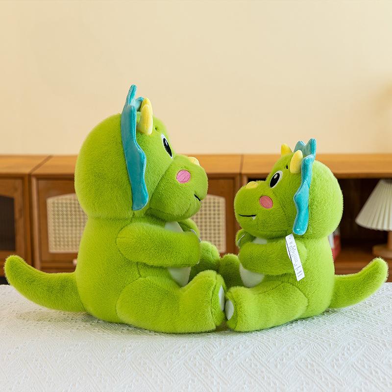 Cartoon Triceratops Plush Toys Boy Birthday Gift Bedroom Dinosaur Office Doll Car Pillow