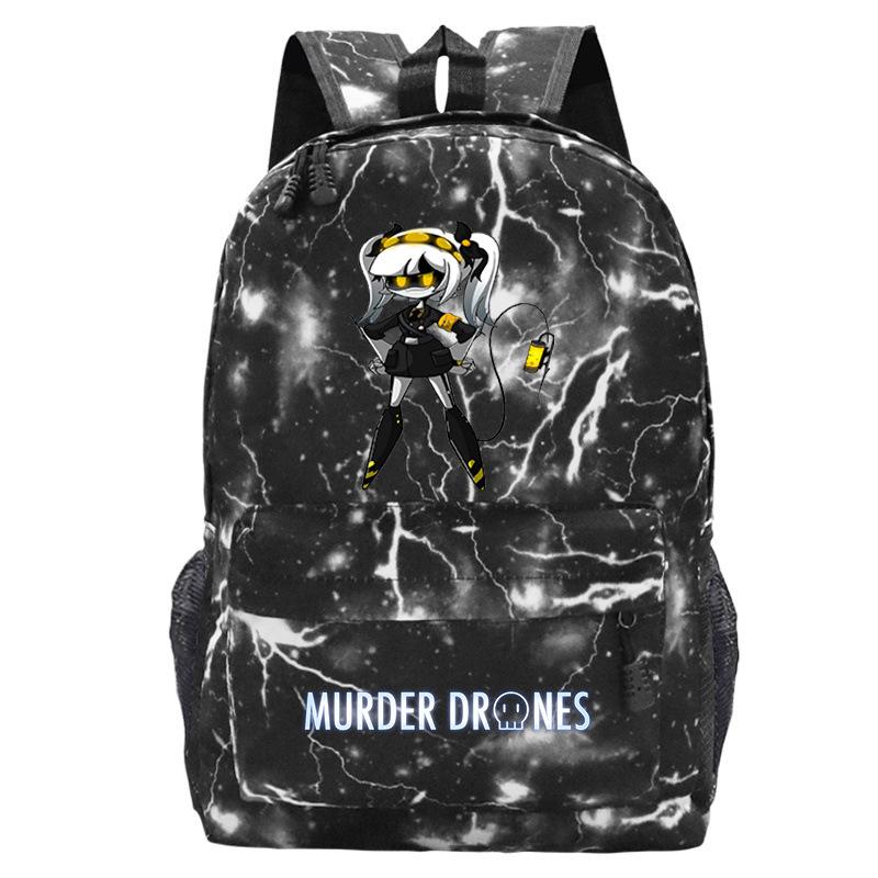 Murder Drones Personality Printing Trend Student School Bag Multifunctional Outdoor Travel Backpack