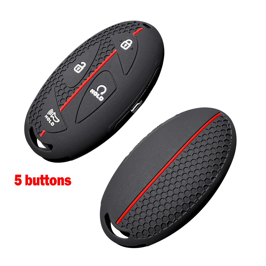 For Hyundai Kona Ioniq Santa Fe MX5 Tucson 2025 StubHub 2024 Silicone Car Remote Key Case Cap Cover Shell Keychian Fob Holder