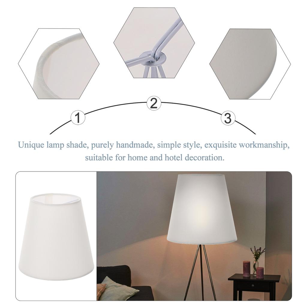 Branches Clamped Bubble Fabric Lampshade Colored Night Light Bulbs Cloth Shades